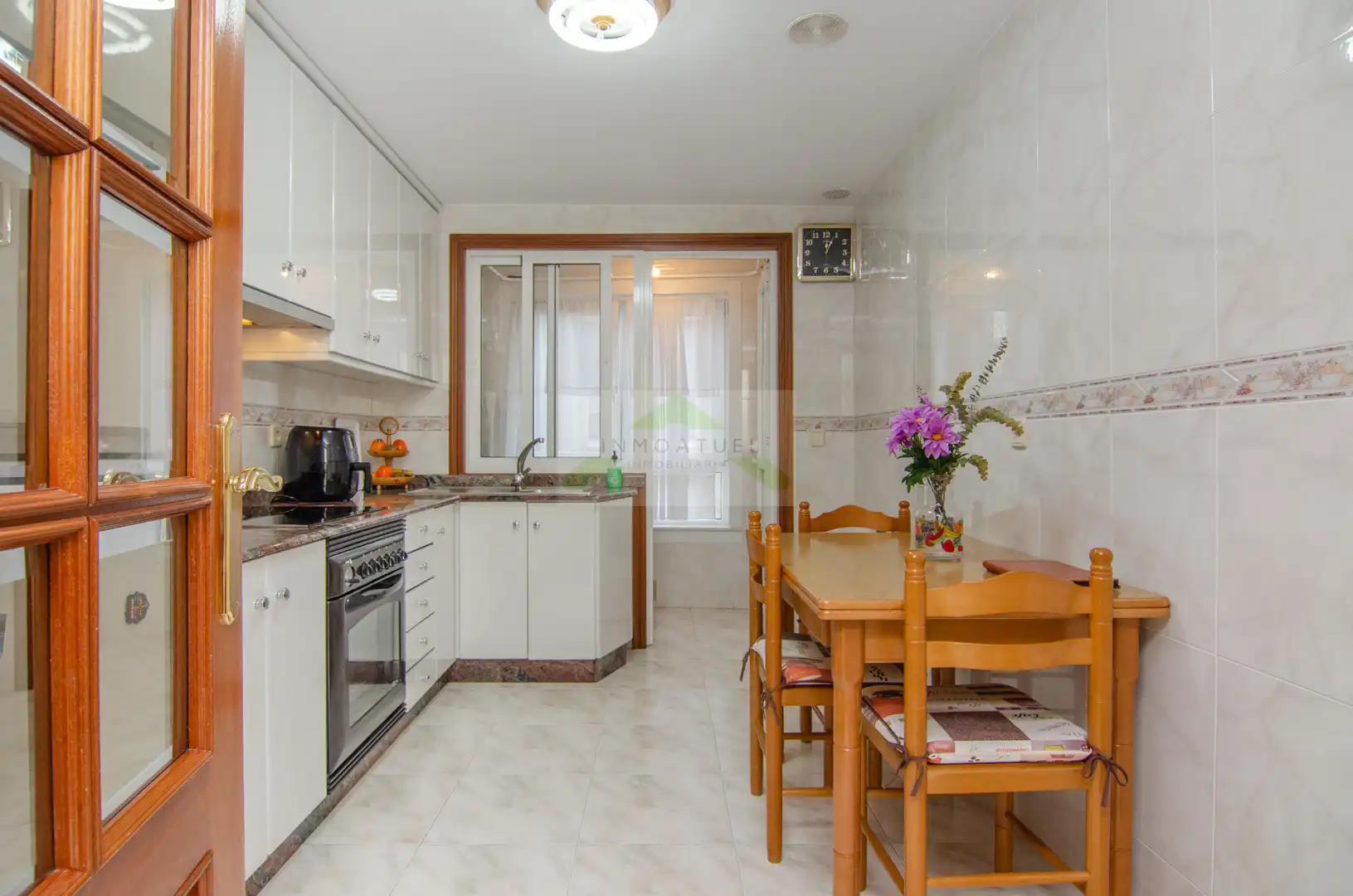 Cocina de Piso en venta en A Coruña Capital  con Calefacción, Parquet y Trastero