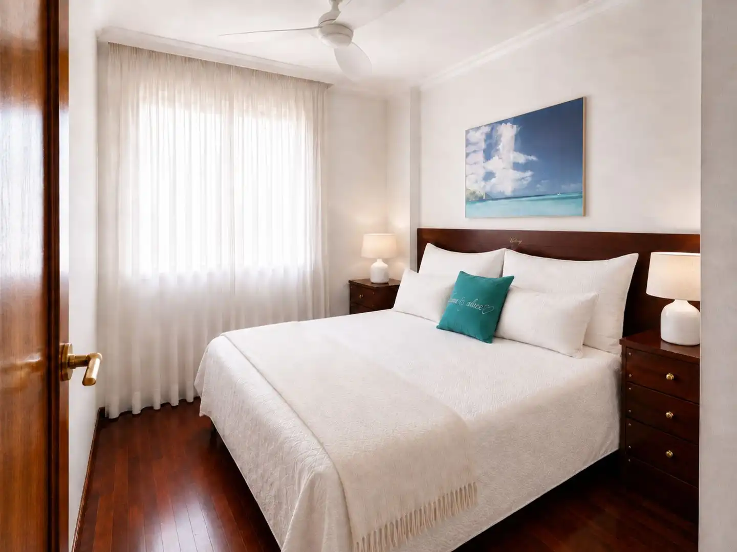 Bedroom of Flat for rent in Málaga  with Air Conditioner, Heating and Furnished
