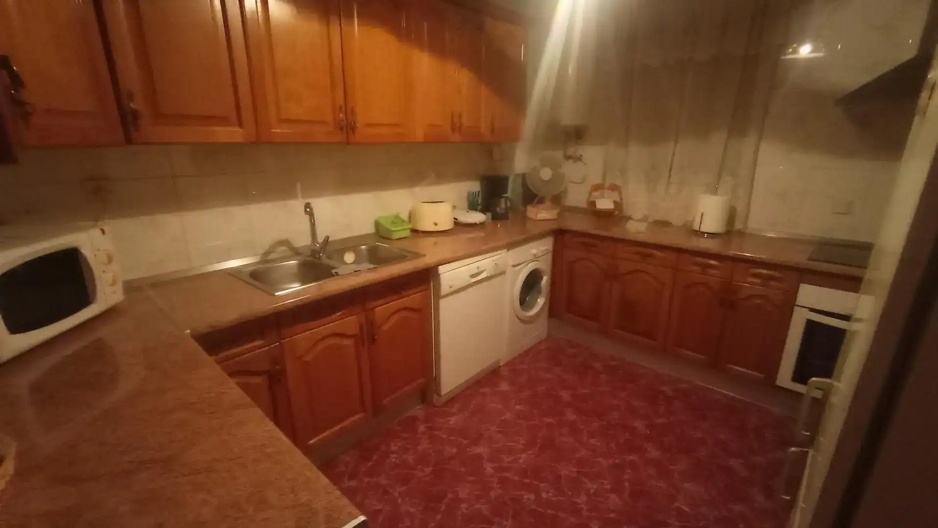 Cuina de Casa adosada en venda en Abenójar amb Aire condicionat, Jardí privat i Traster