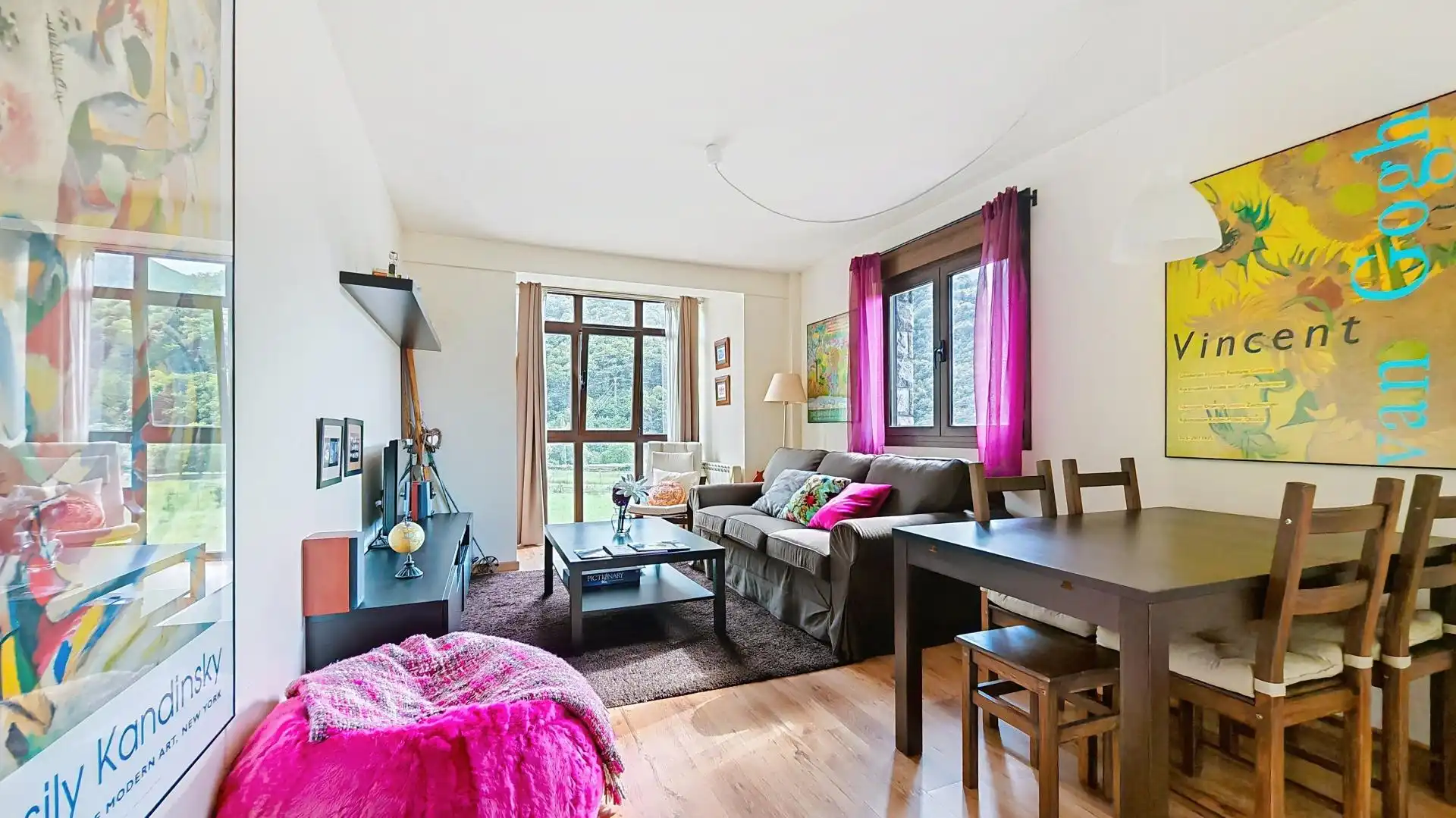 Sala d'estar de Apartament en venda en Aller