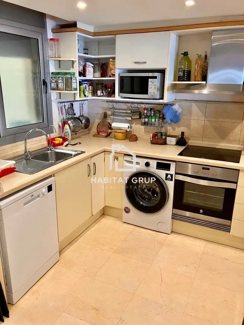 Kitchen of Flat for rent in Sant Antoni de Portmany  with Air Conditioner, Heating and Terrace