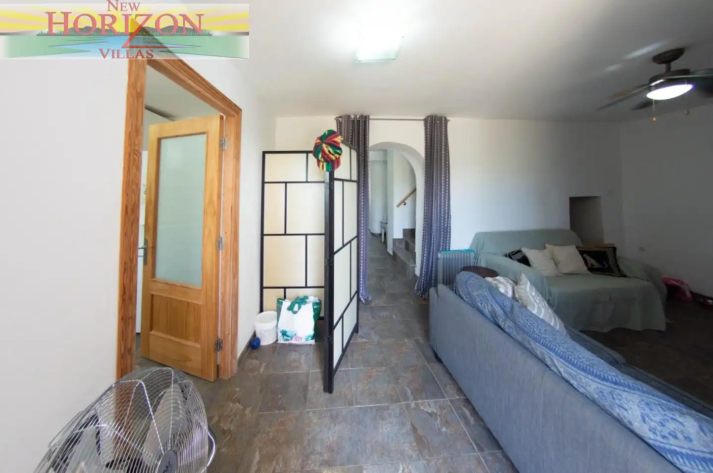 Sala de estar de Casa adosada en venta en Arboleas con Jardín privado y Terraza