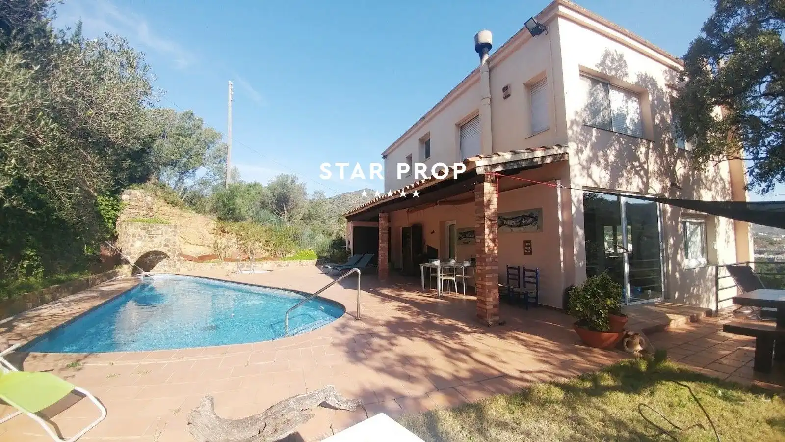 Vista exterior de Casa o chalet en venta en Colera con Piscina