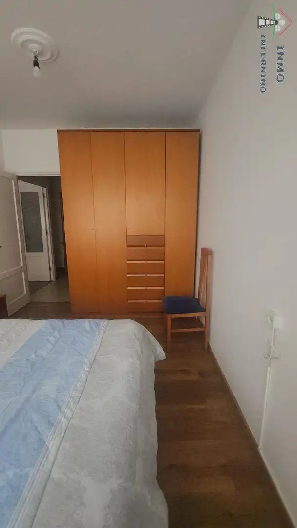 Bedroom of Flat for sale in Ferrol  with Heating, Storage room and Furnished
