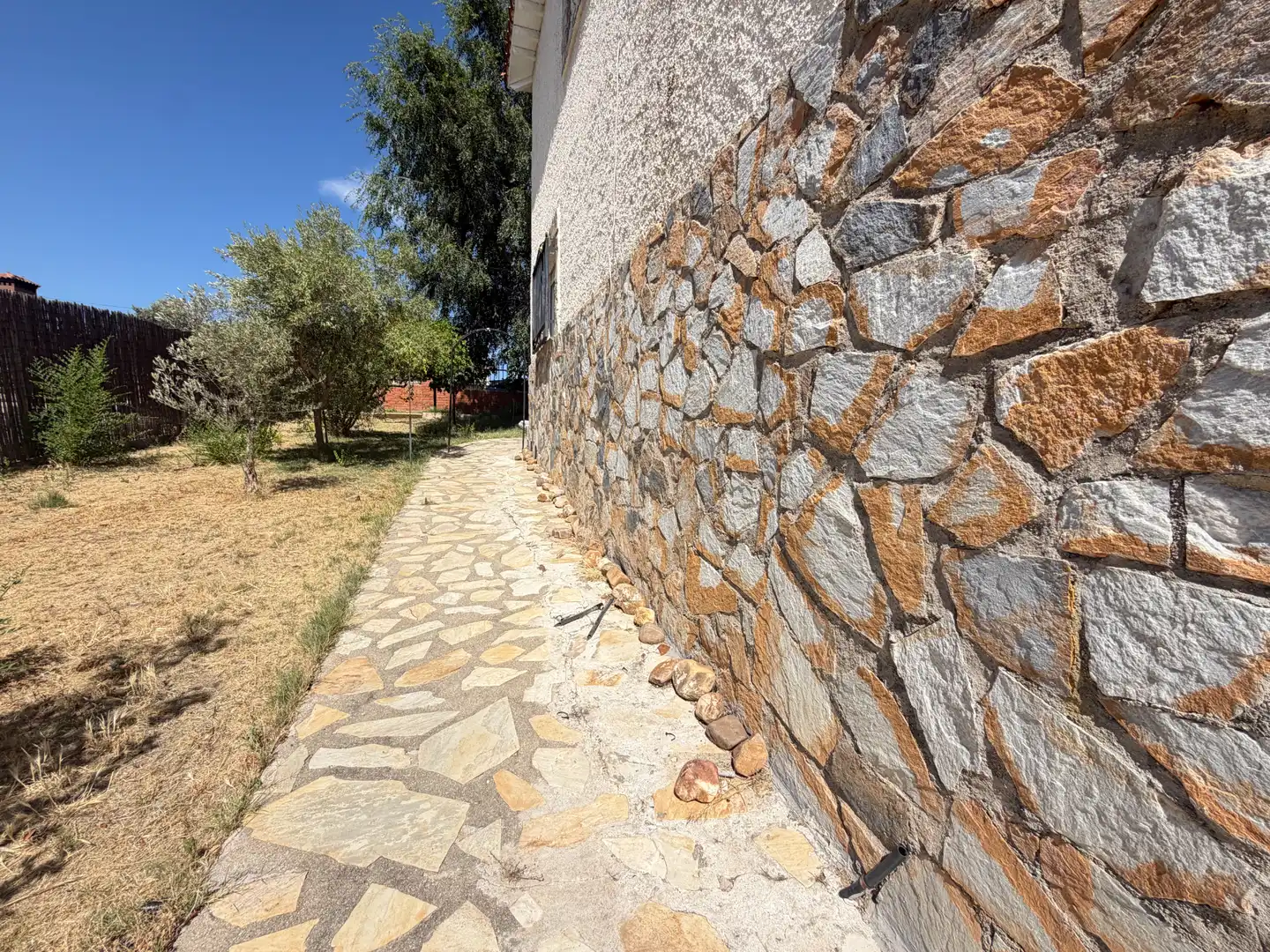 Vista exterior de Casa o chalet en venta en Escalona con Calefacción, Jardín privado y Terraza
