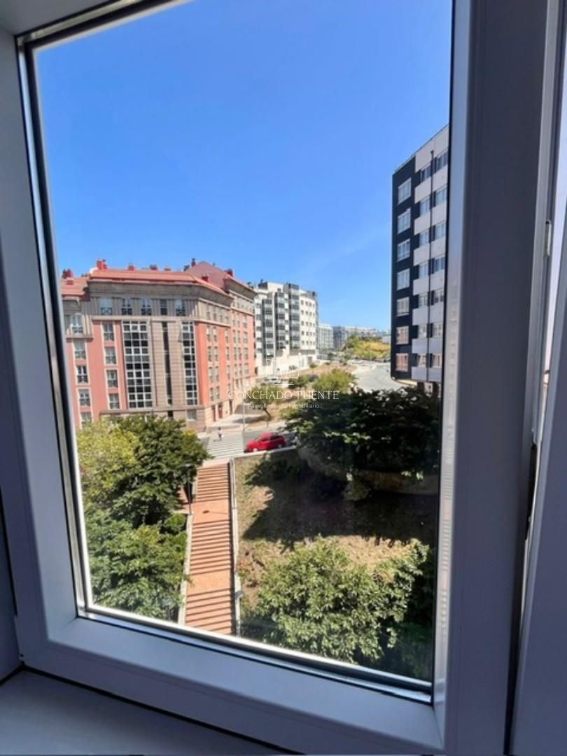 Exterior view of Flat for sale in A Coruña Capital 