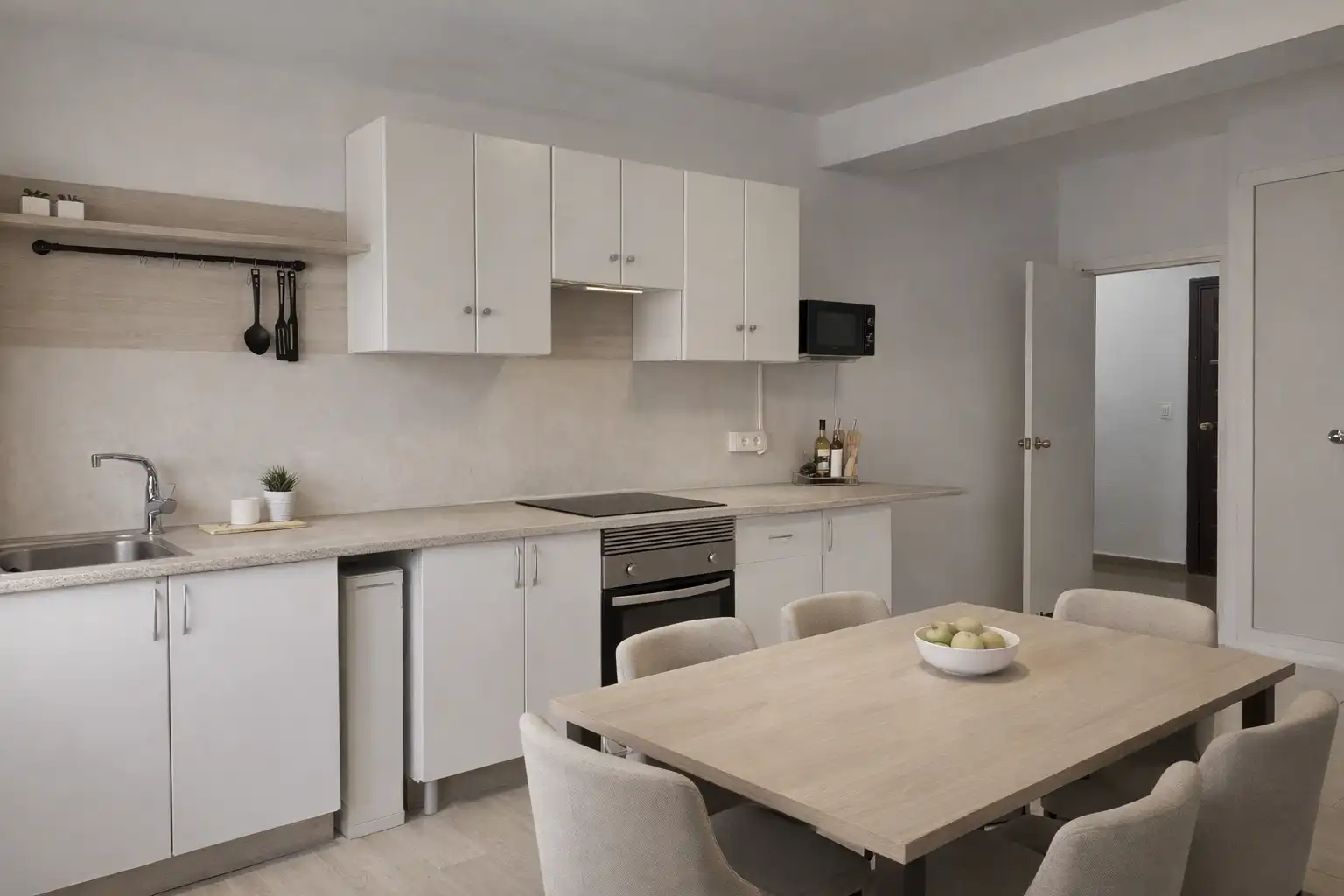Küche von Wohnungen zum Verkauf in Marbella mit Klimaanlage, Terrasse und Möbliert