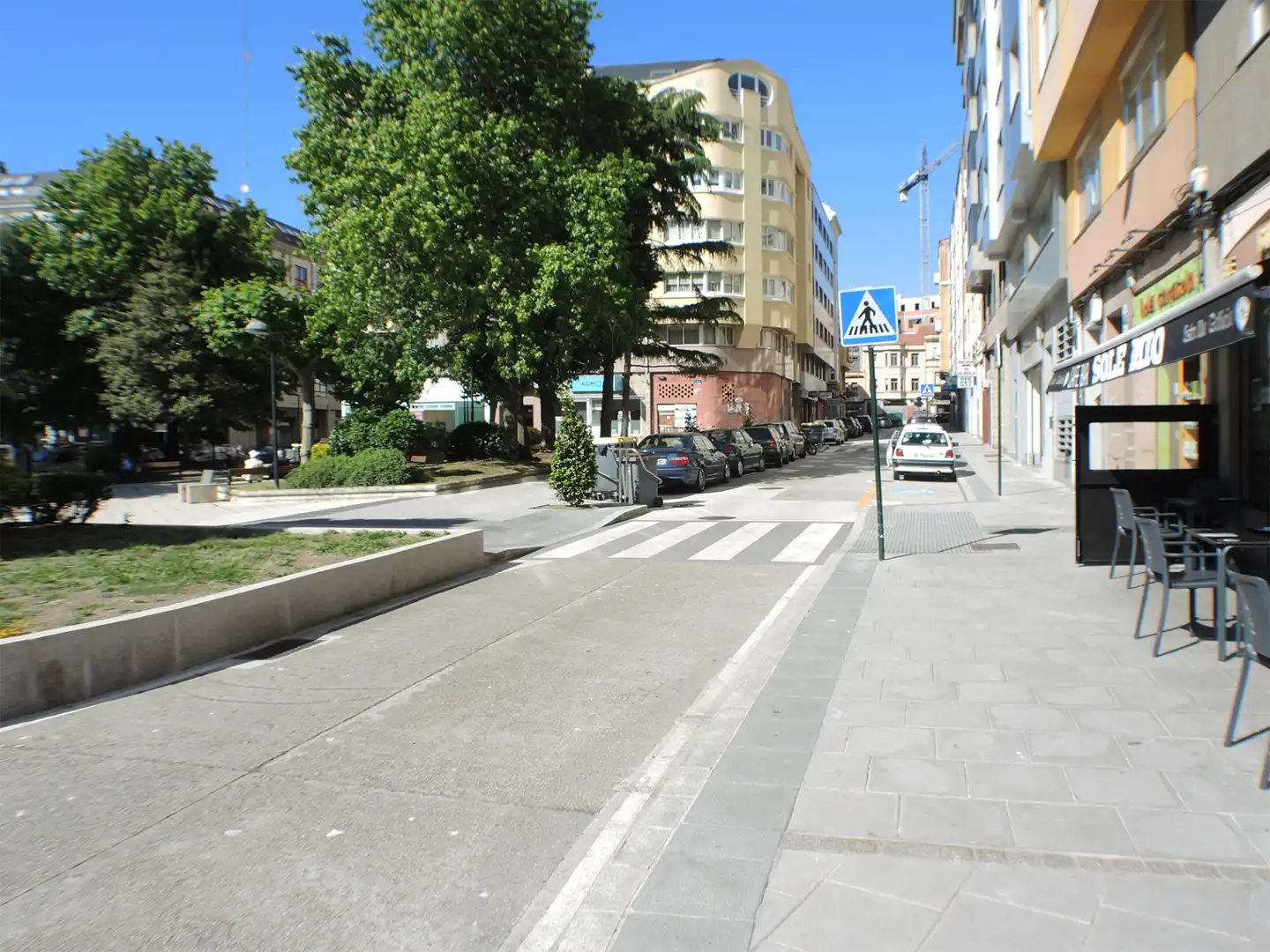 Vista exterior de Garatge en venda en A Coruña Capital 