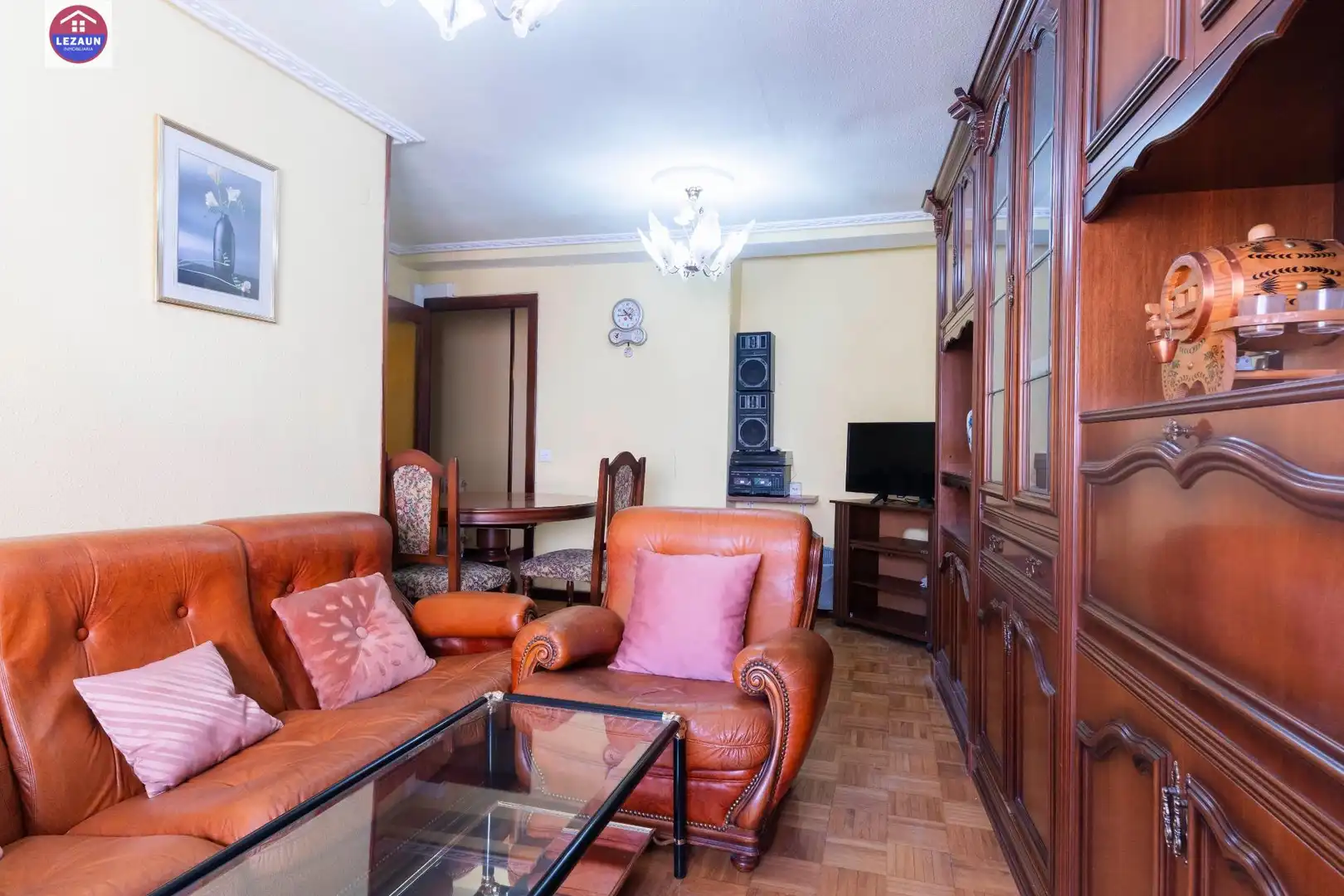 Living room of Flat for sale in Falces  with Furnished