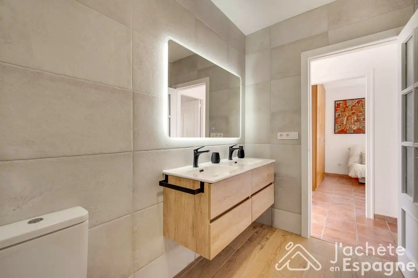 Bany de Casa o xalet en venda en Vinaròs amb Aire condicionat, Jardí privat i Terrassa