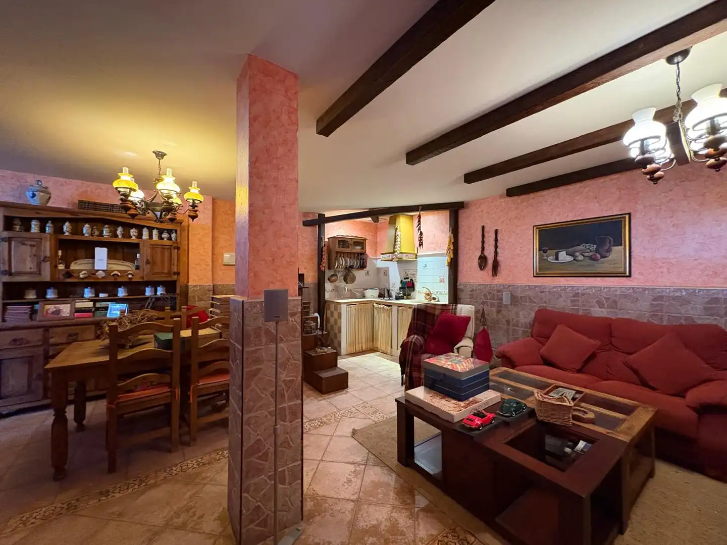Living room of Detached homes for sale in Algeciras  with Air Conditioner, Storage room and Furnished