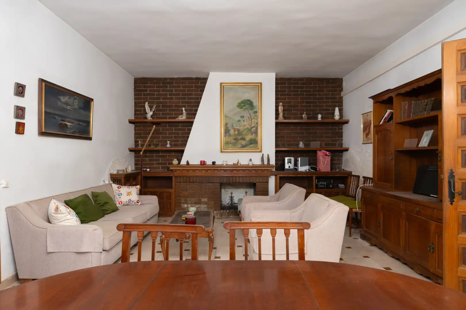 Sala de estar de Finca rústica en venta en Fuentidueña de Tajo