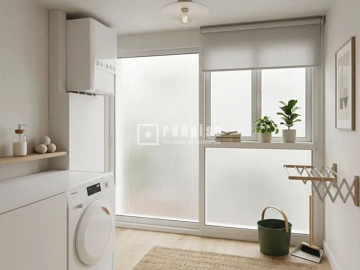 Bedroom of Flat for sale in Madrid  with Heating, Private garden and Parquet flooring