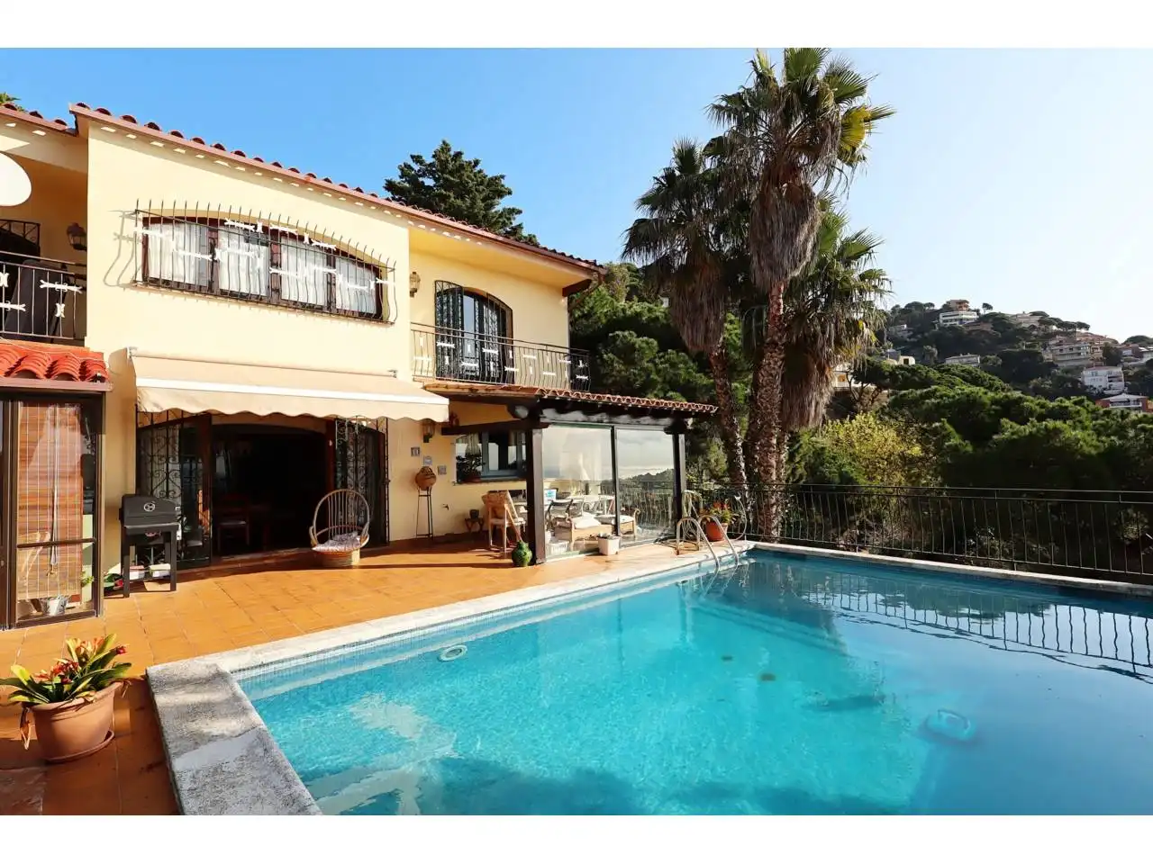 Piscina de Casa o xalet en venda en Lloret de Mar amb Calefacció, Jardí privat i Terrassa