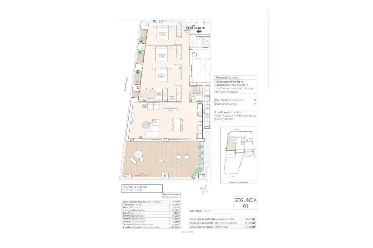 Apartment mit Pool zum Verkauf in Hondón de las Nieves / El Fondó de les Neus, imagen 12