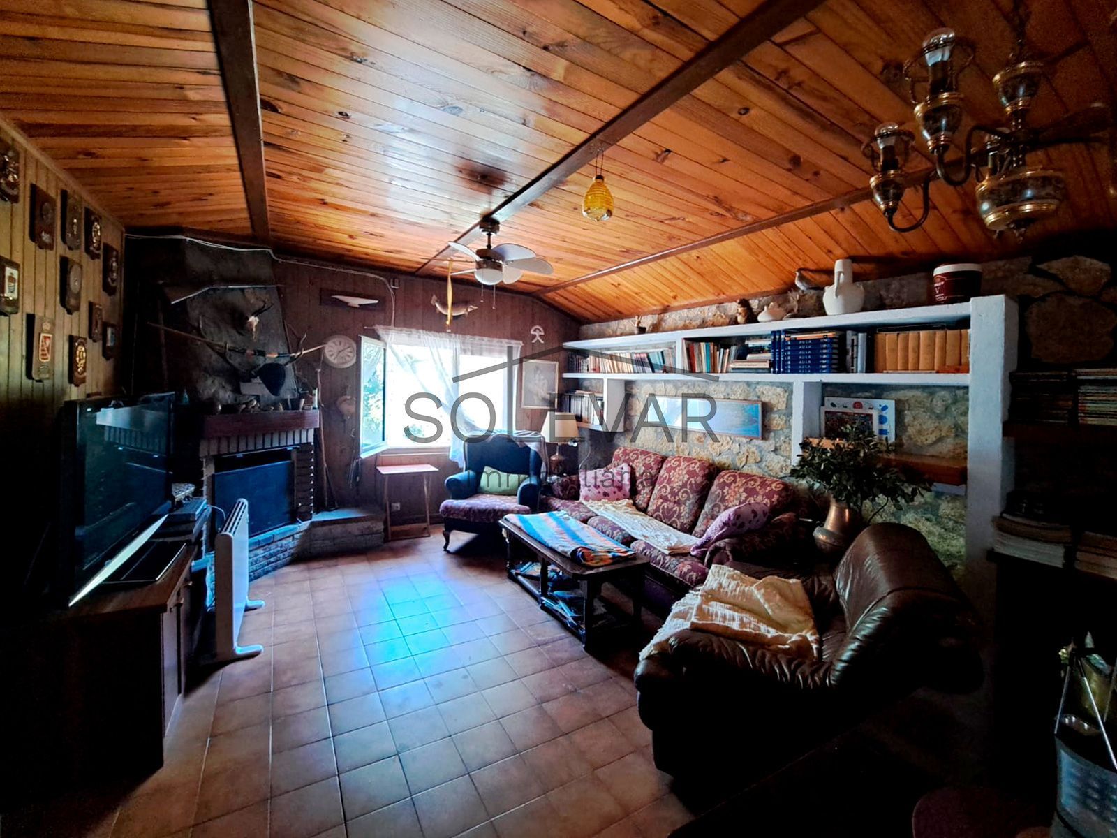 Sala d'estar de Casa o xalet en venda en Llimiana amb Jardí privat, Terrassa i Traster