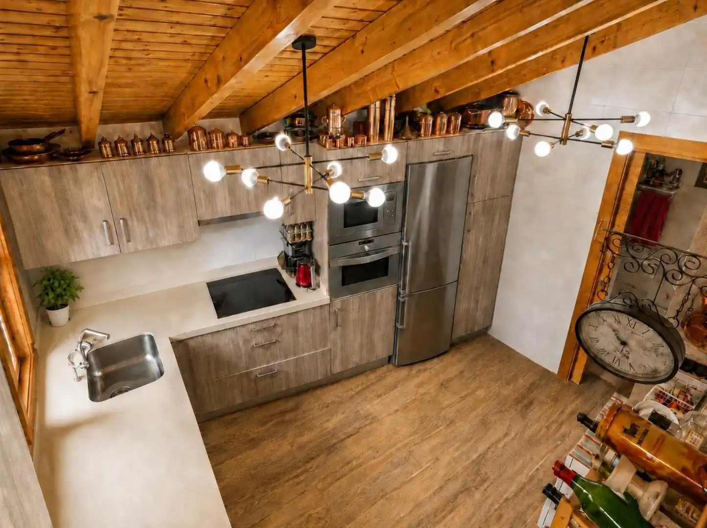 Küche von Country house zum Verkauf in Camargo mit Klimaanlage, Heizung und Terrasse