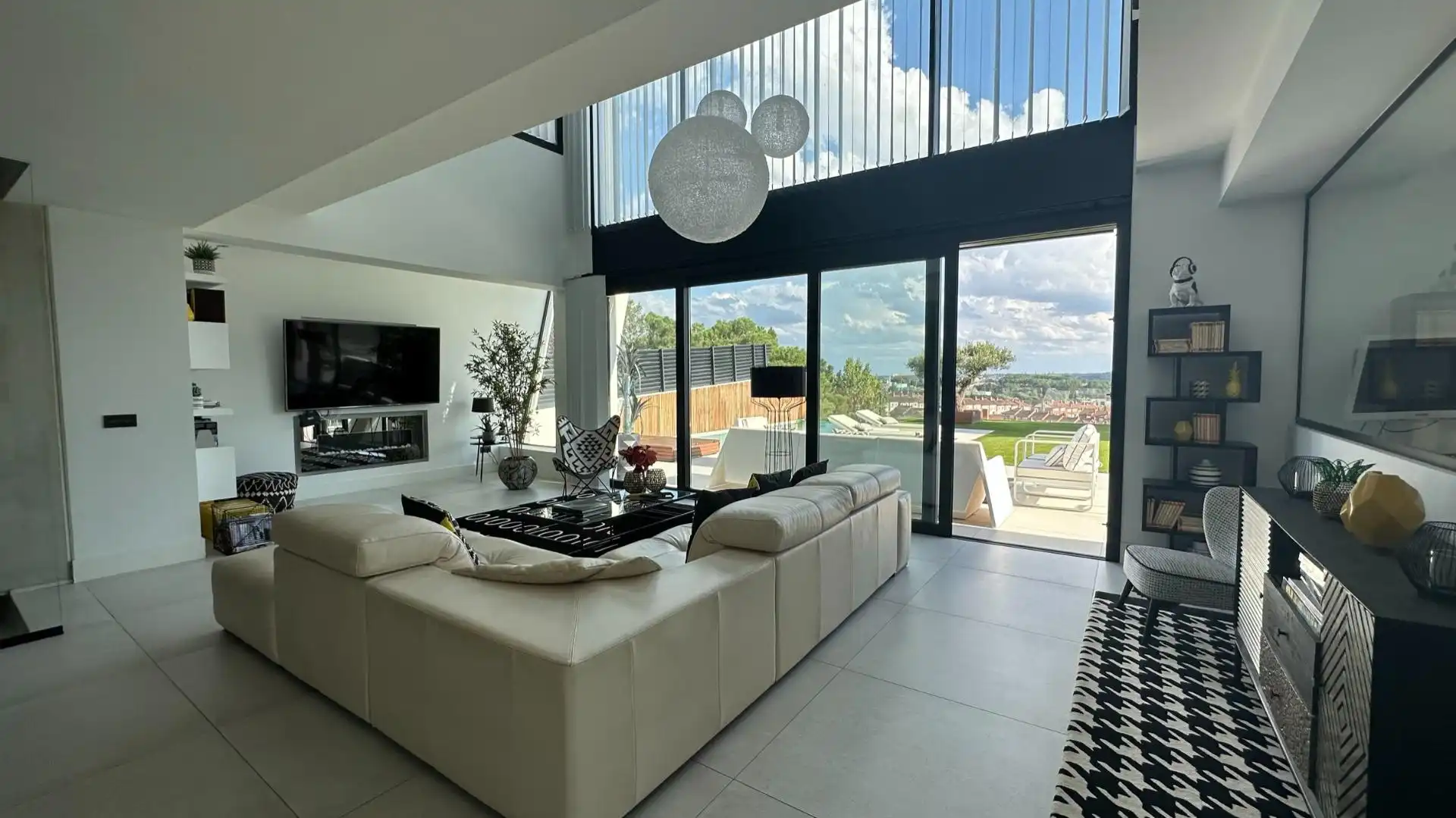 Sala de estar de Casa o chalet en venta en Golmayo con Aire acondicionado, Jardín privado y Terraza