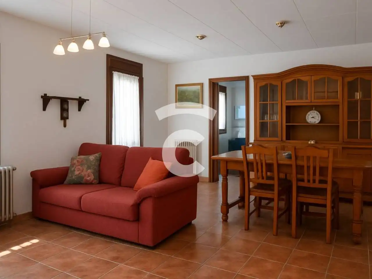 Living room of Houses for sale in Sant Agustí de Lluçanès  with Heating, Private garden and Terrace