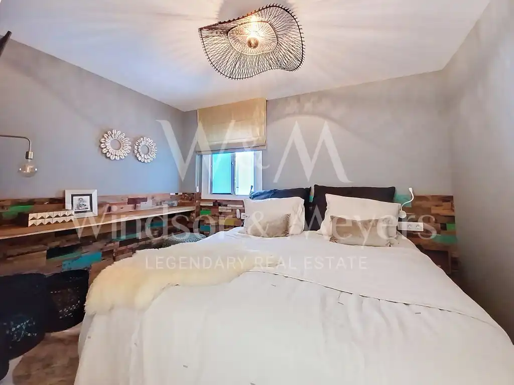 Bedroom of Flat for sale in Sant Josep de sa Talaia  with Air Conditioner, Furnished and Oven