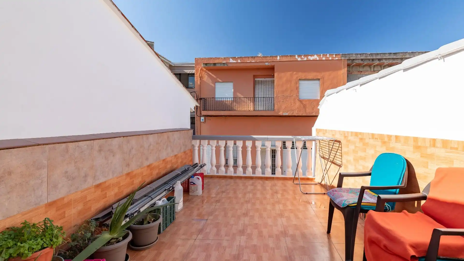 Terrassa de Casa adosada en venda en Benigànim amb Aire condicionat, Terrassa i Traster