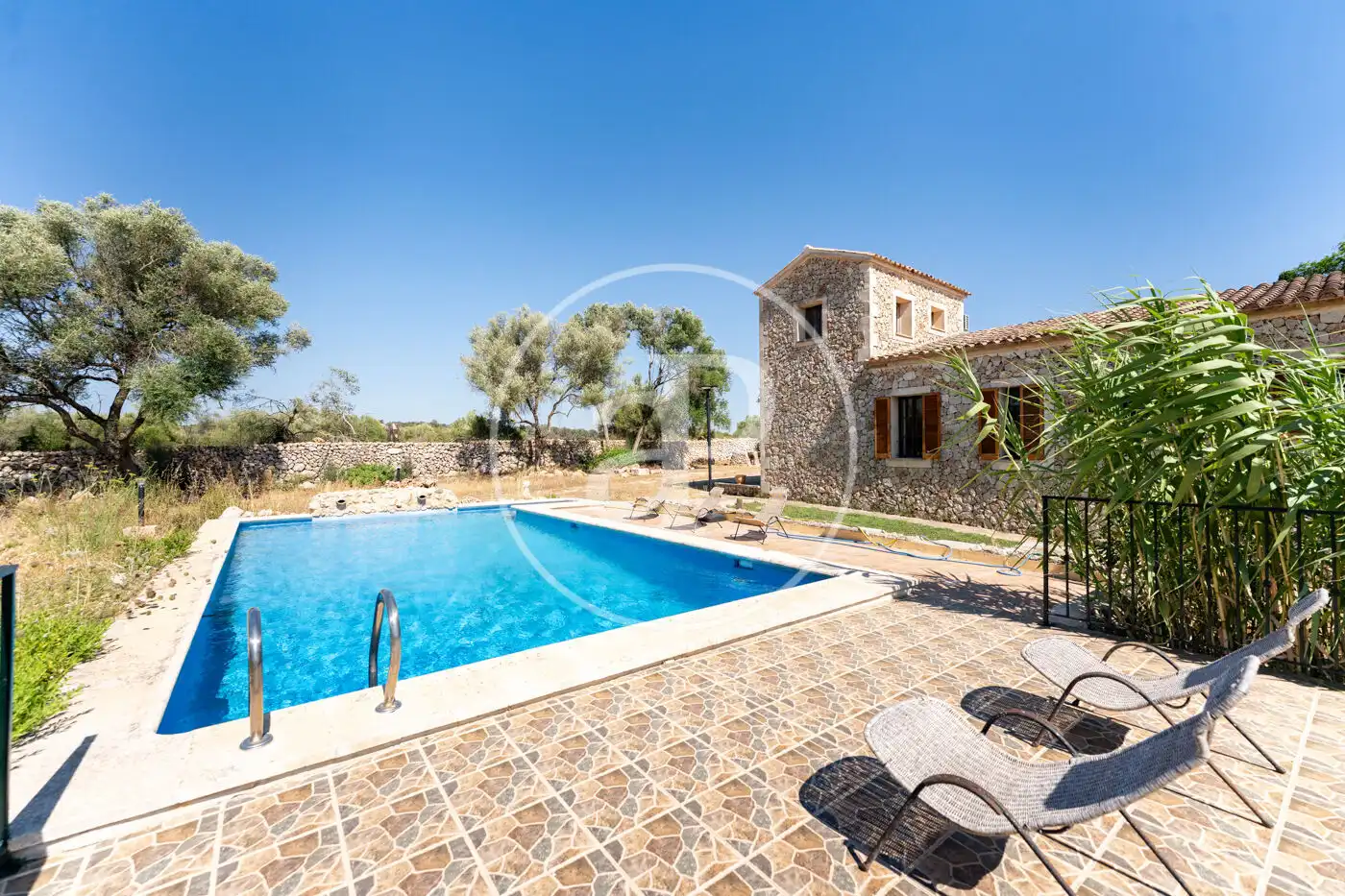 Swimming pool of Houses for rent in Sencelles  with Air Conditioner, Heating and Private garden