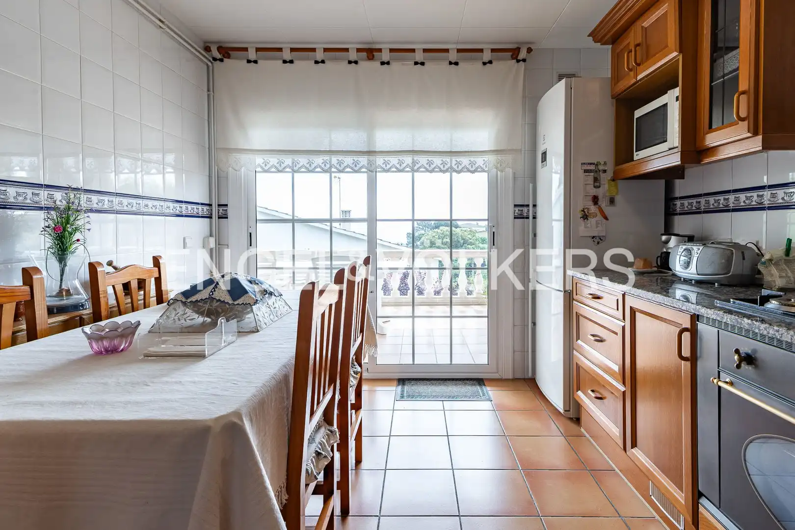 Kitchen of Houses for sale in Sant Cebrià de Vallalta  with Heating, Private garden and Balcony