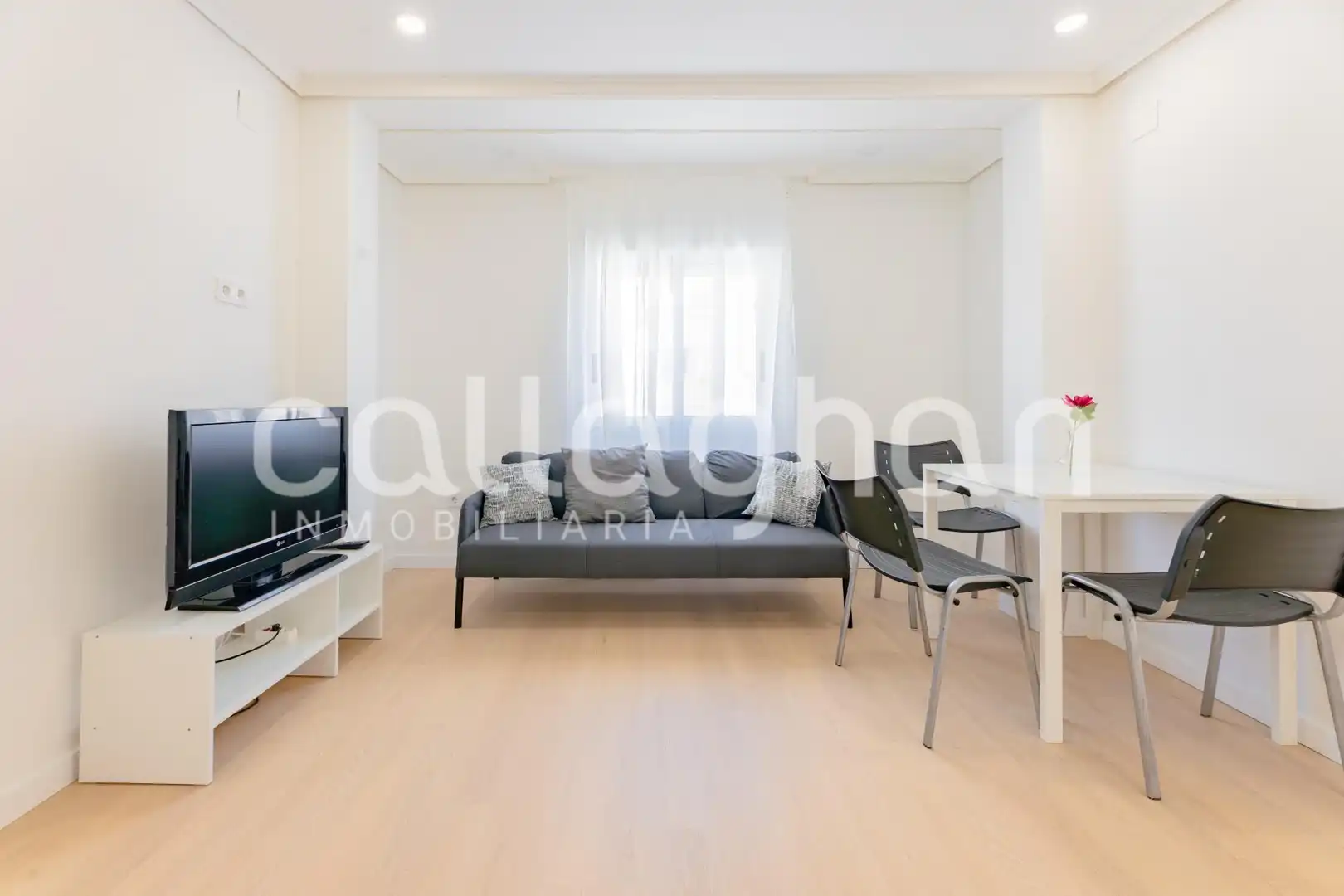 Living room of Flat for rent in Valencia  with Furnished