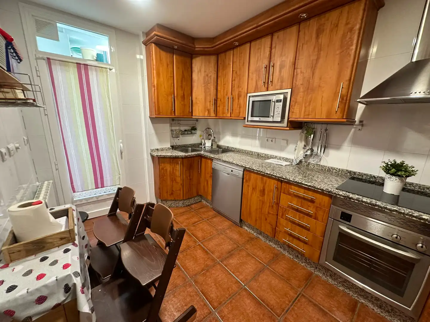 Küche von Wohnung zum Verkauf in Don Benito mit Klimaanlage, Heizung und Balkon