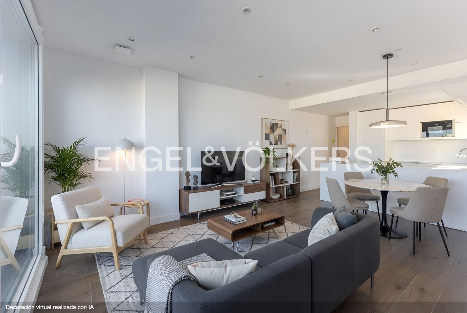 Wohnzimmer von Dachboden zum Verkauf in  Valencia Capital mit Klimaanlage, Heizung und Terrasse