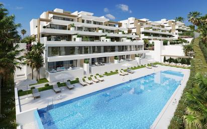 Exterior view of Planta baja for sale in Estepona  with Air Conditioner and Terrace