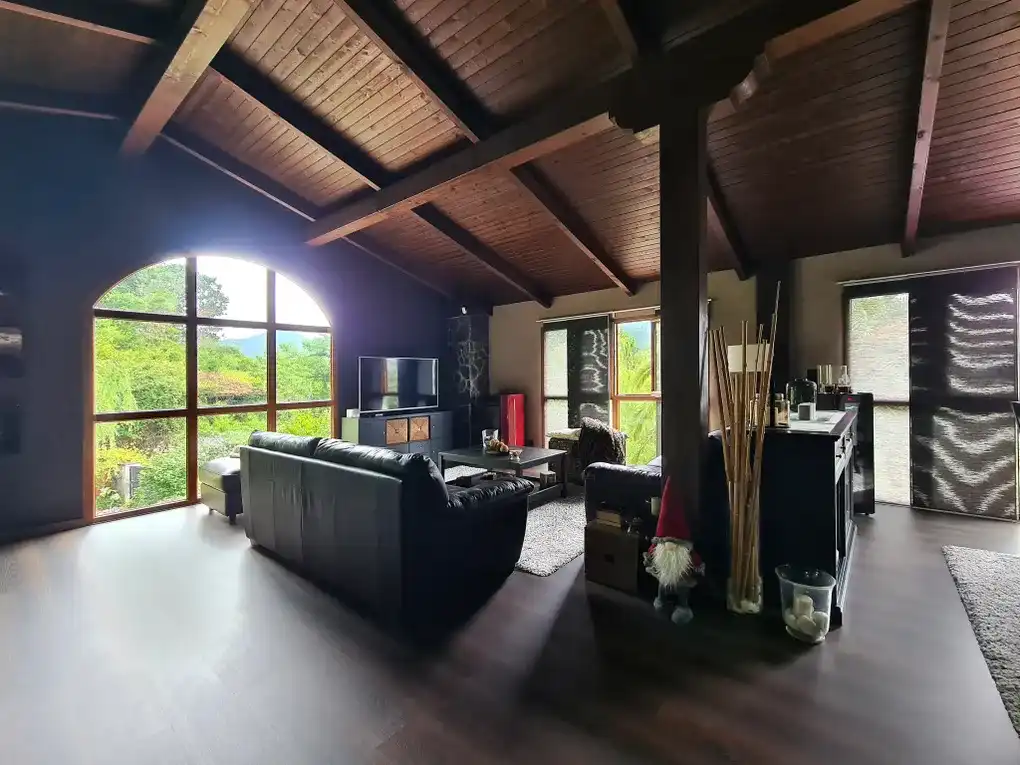 Sala de estar de Casa o chalet en venta en Pravia con Calefacción, Jardín privado y Terraza