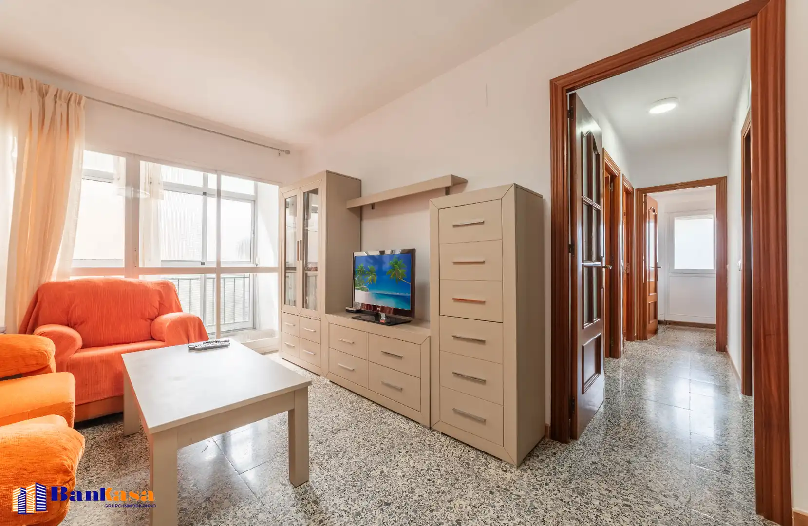 Wohnzimmer von Wohnung zum Verkauf in Málaga mit Möbliert, Ofen und Waschmaschine