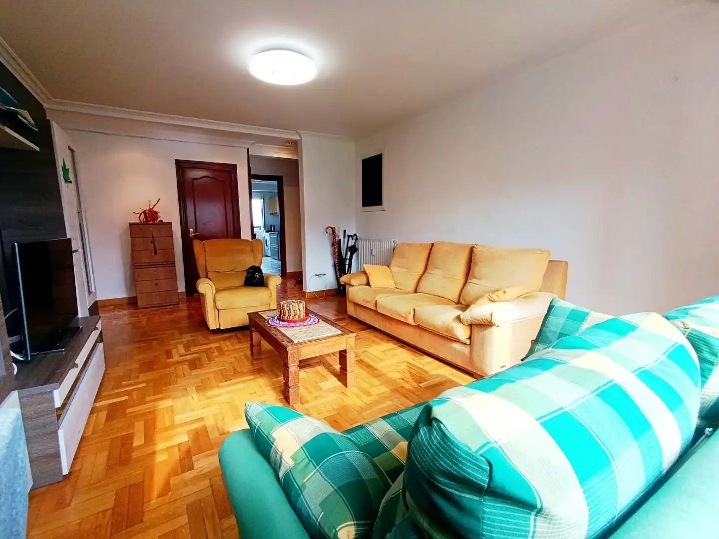 Sala de estar de Piso en venta en Gijón 