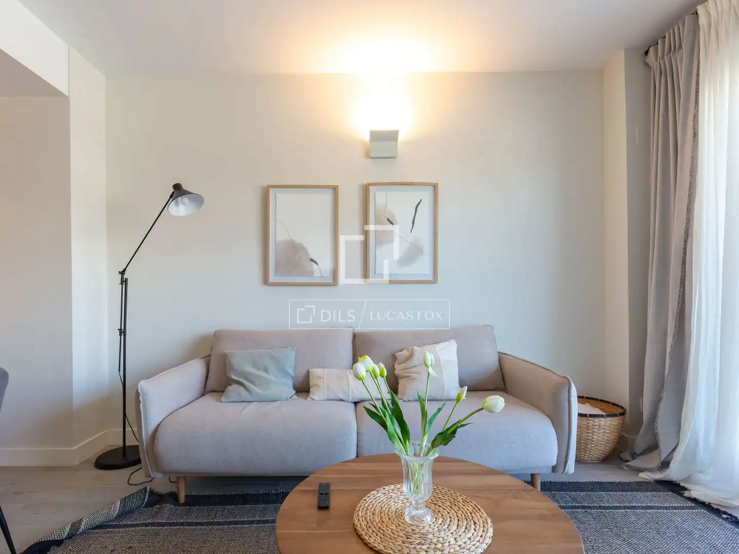 Sala de estar de Piso de alquiler en Sant Feliu de Llobregat con Aire acondicionado, Terraza y Trastero