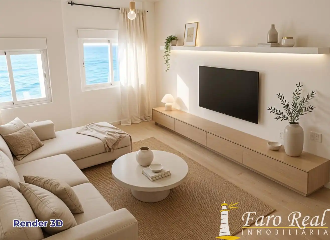 Sala de estar de Casa o chalet en venta en Chipiona con Aire acondicionado, Calefacción y Jardín privado