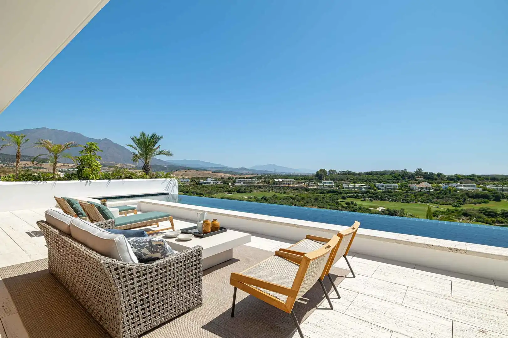 Terraza de Casa o chalet en venta en Casares con Aire acondicionado, Jardín privado y Terraza