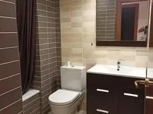 Bathroom of Flat for sale in Vic  with Heating, Parquet flooring and Balcony