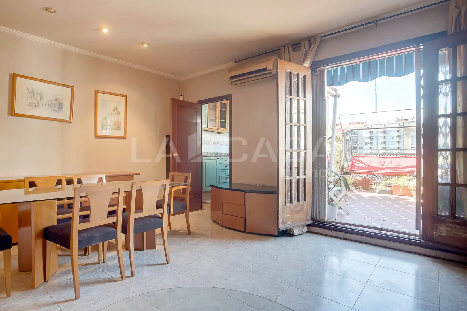 Dining room of Attic for sale in Barcelona  with Terrace and Balcony