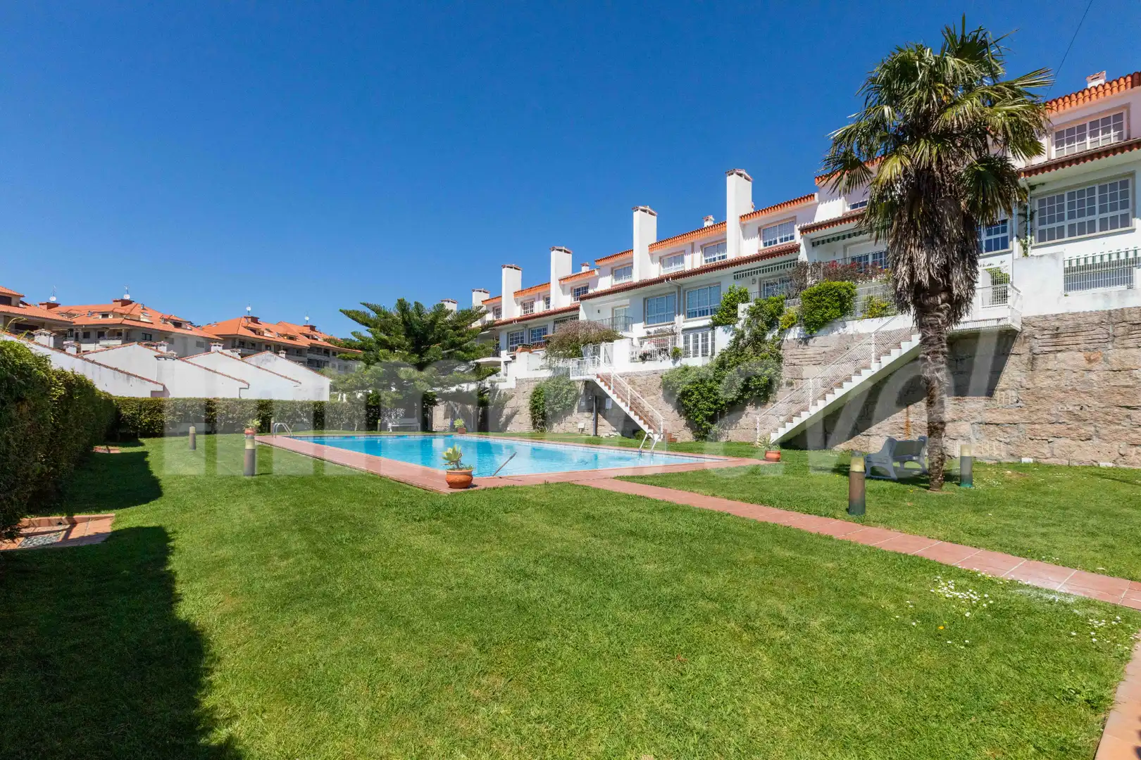 Jardí de Casa adosada de lloguer en Sanxenxo amb Jardí privat, Terrassa i Moblat