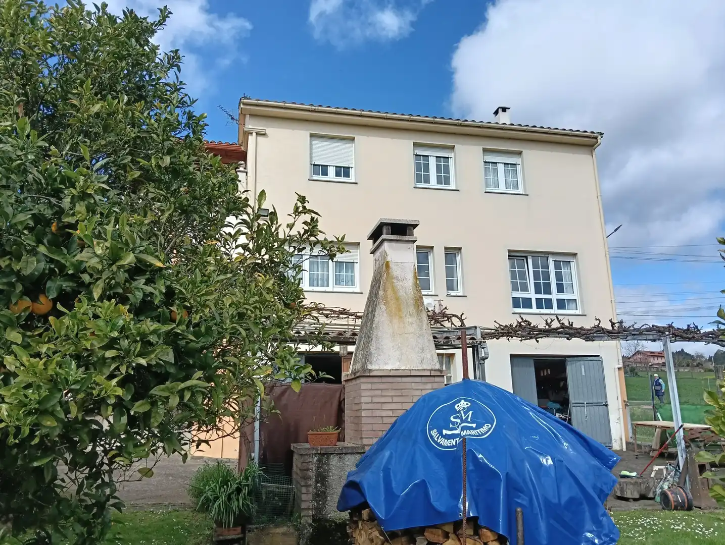 Vista exterior de Casa o chalet en venta en Oza dos Ríos con Calefacción, Jardín privado y Terraza