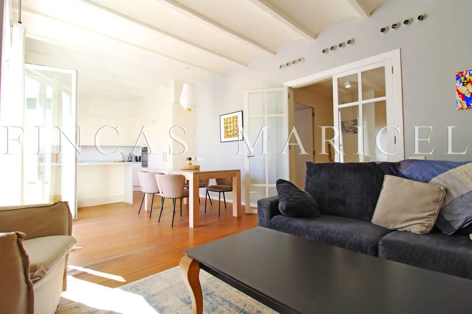 Sala d'estar de Pis en venda en Sitges amb Aire condicionat, Calefacció i Terrassa