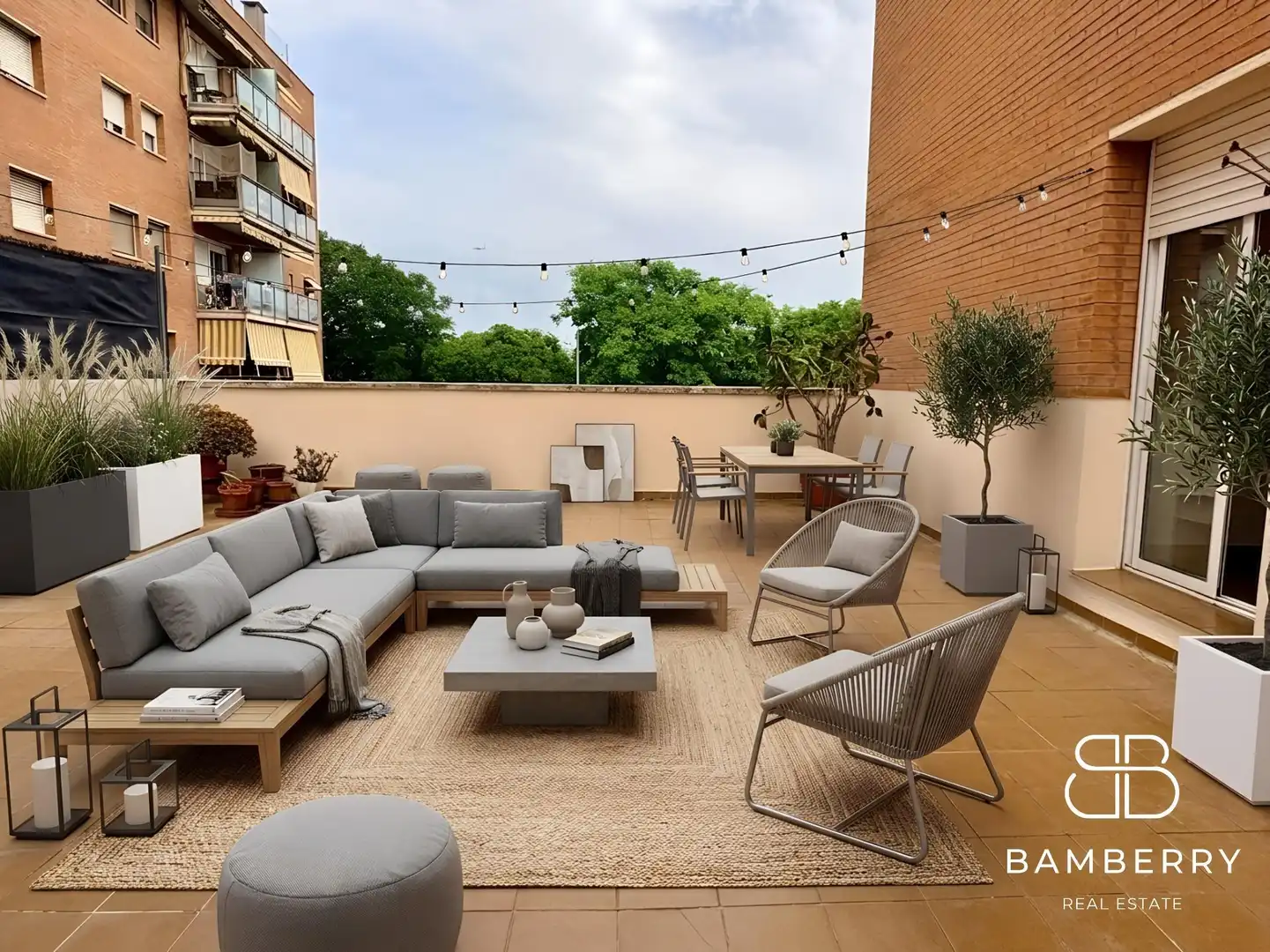 Terrace of Flat for sale in Castelldefels  with Parquet flooring and Community pool