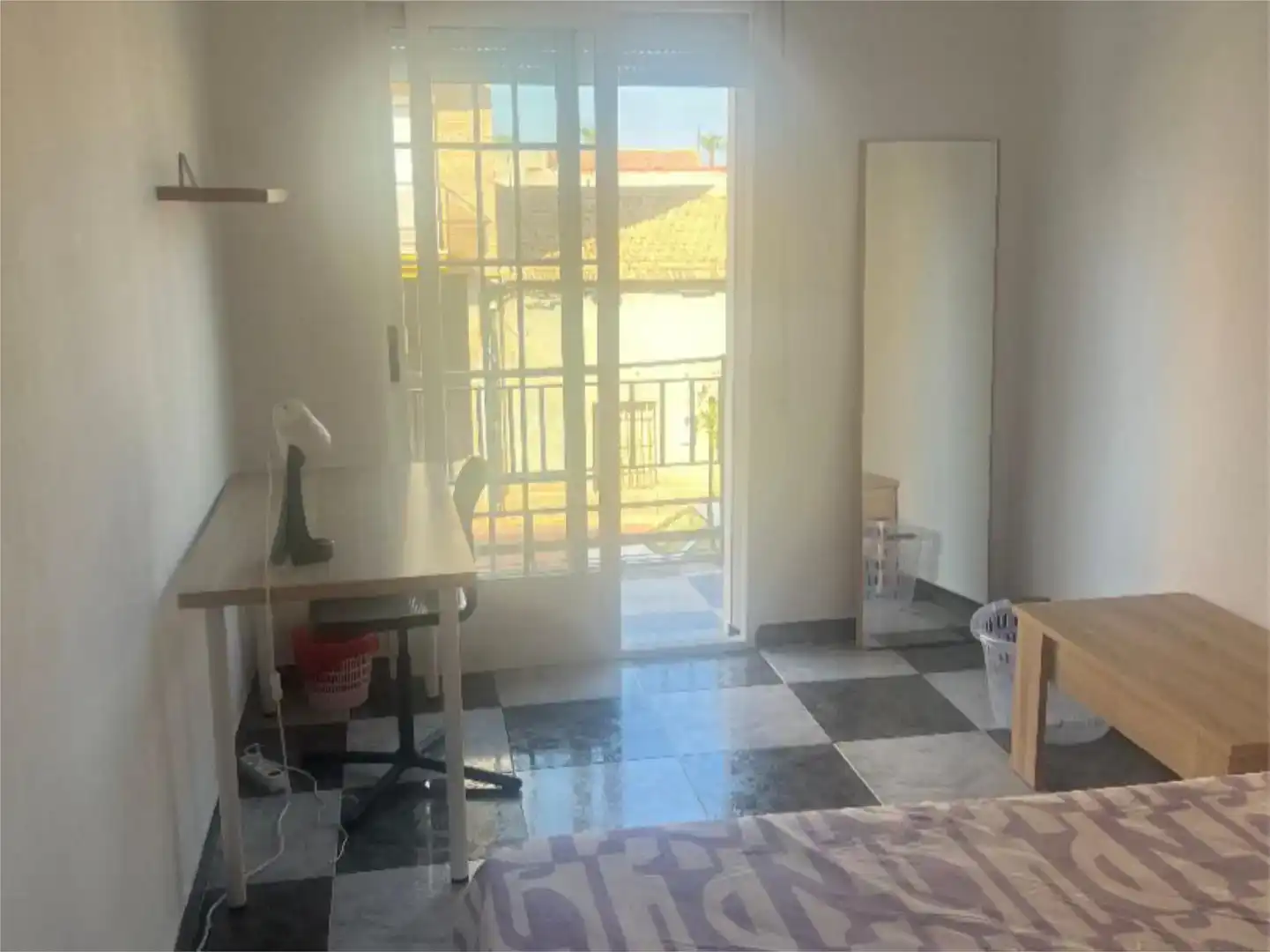 Bedroom of Flat for share in Murcia  with Air Conditioner, Furnished and Balcony