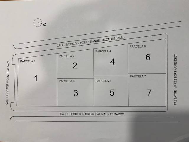 Terreno residencial en Venta en Calle Vicente Altava, 15 en Pau Lledó