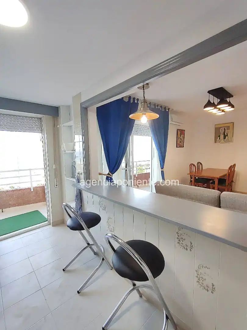 Küche von Wohnung zur Miete in Villajoyosa / La Vila Joiosa mit Klimaanlage, Heizung und Terrasse
