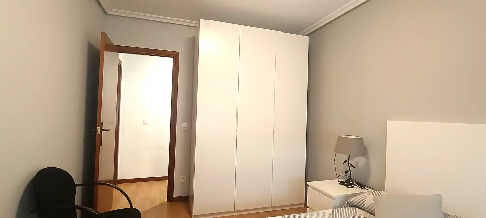 Bedroom of Flat for rent in Burlada / Burlata  with Heating, Parquet flooring and Terrace