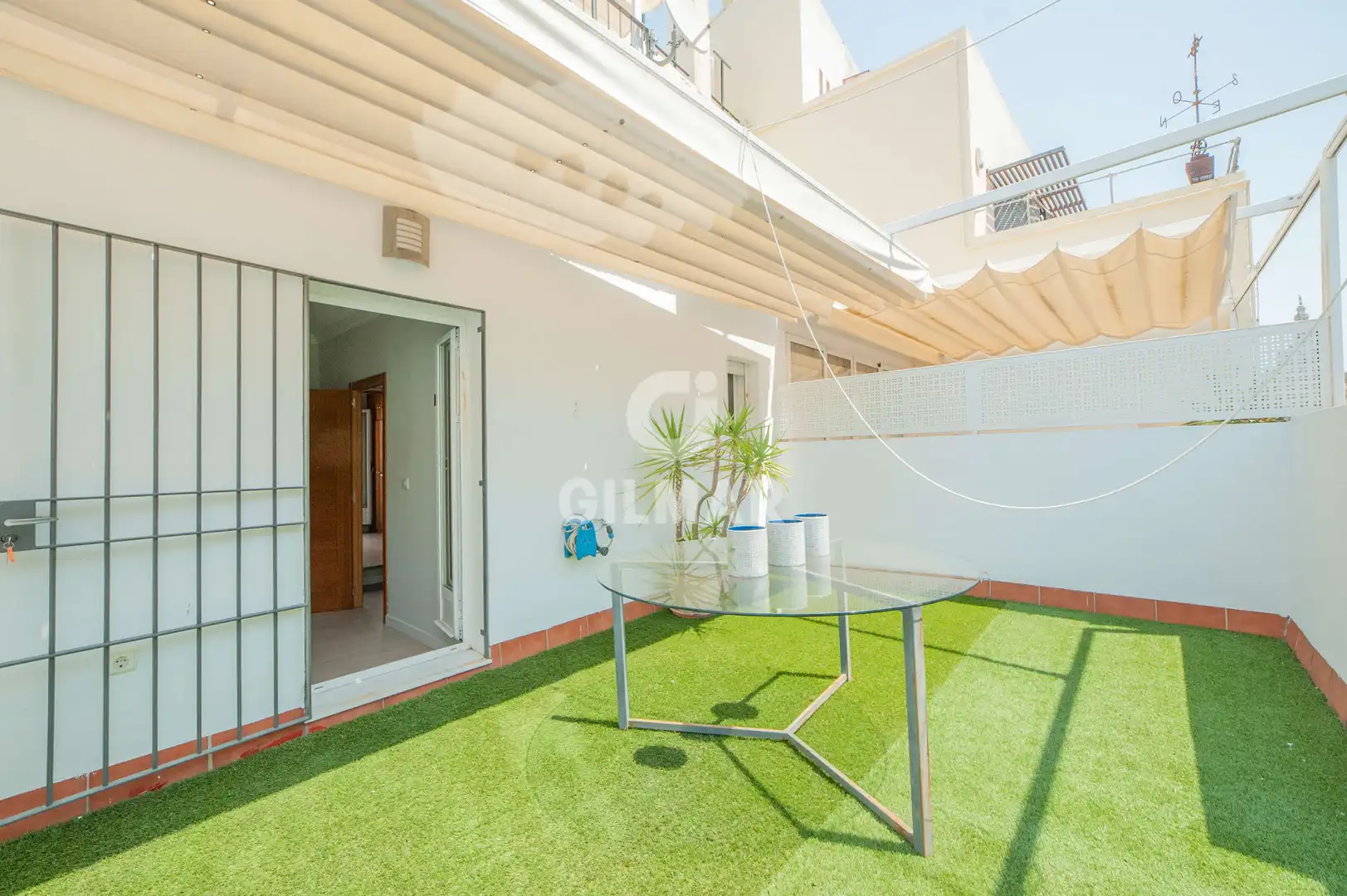 Terrasse von Maisonette zur Miete in Sevilla mit Heizung, Möbliert und Balkon