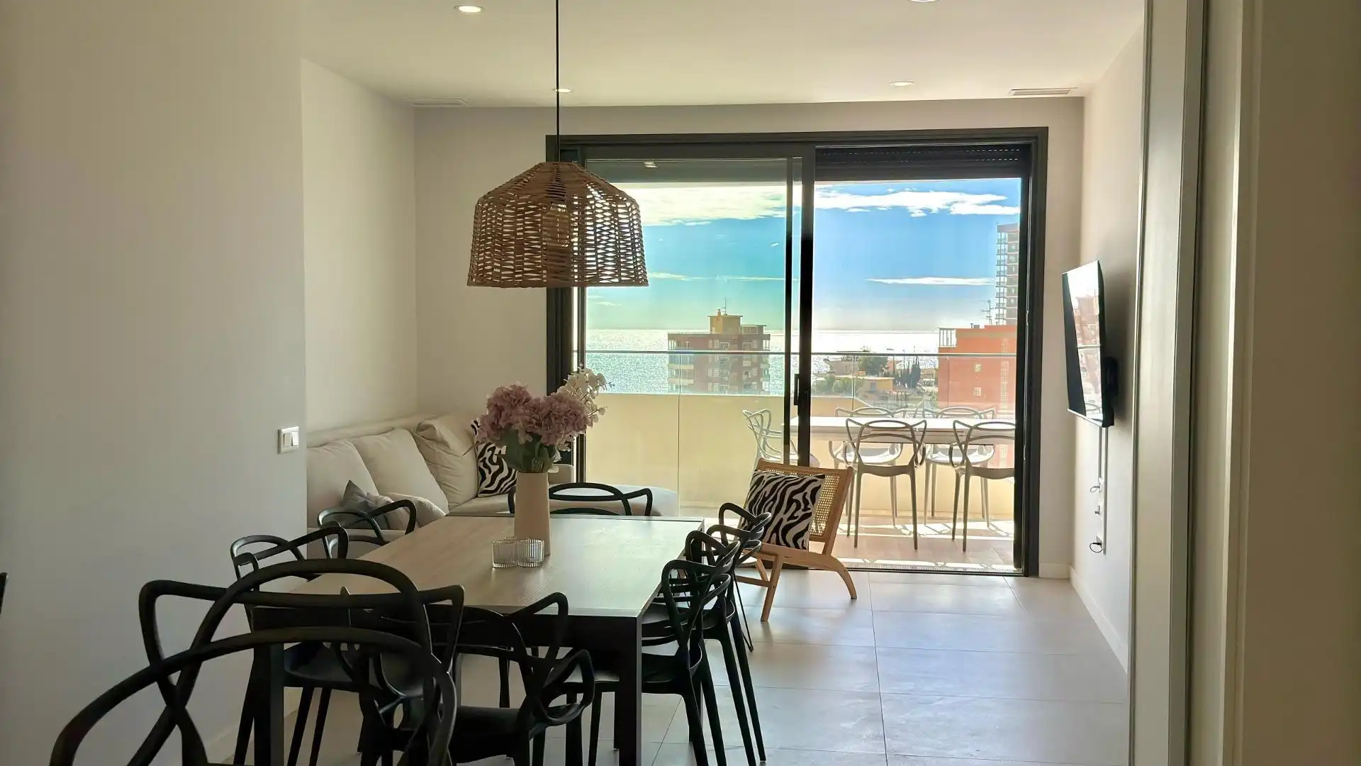 Dining room of Flat for sale in Finestrat  with Air Conditioner, Heating and Terrace