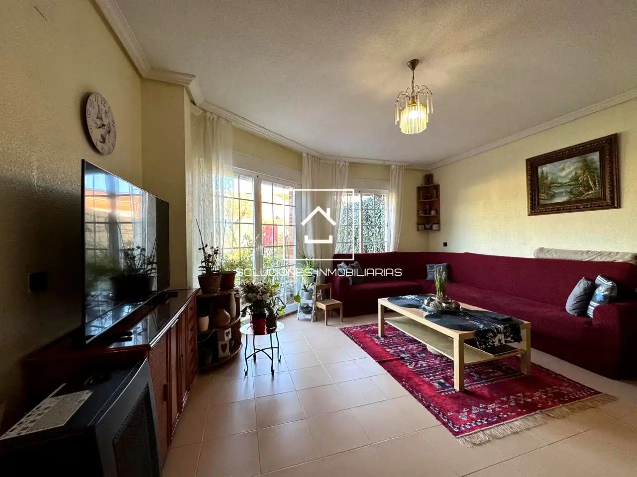 Living room of Houses for sale in Meco  with Private garden and Swimming Pool